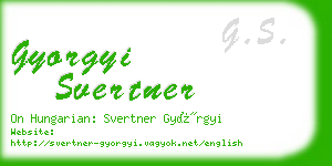 gyorgyi svertner business card